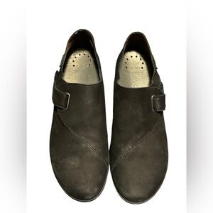 Mephisto Luce Airjet Black Nubuck Flats. Size 8. VGUC